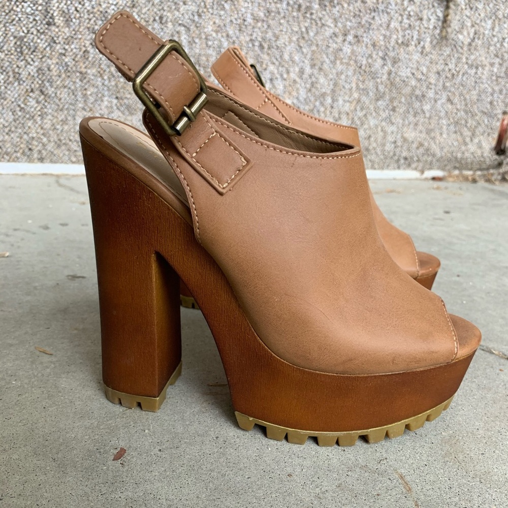 Bamboo high heels!!